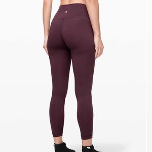 Lululemon Wunder Under High-Rise Tight 25" *Nulux Arctic Plum
